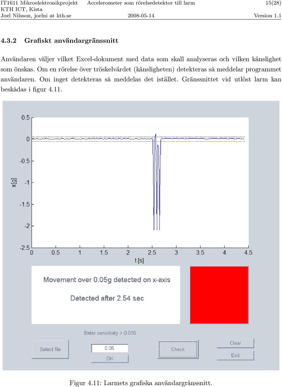 analyseras och vilken känslighet som önskas.