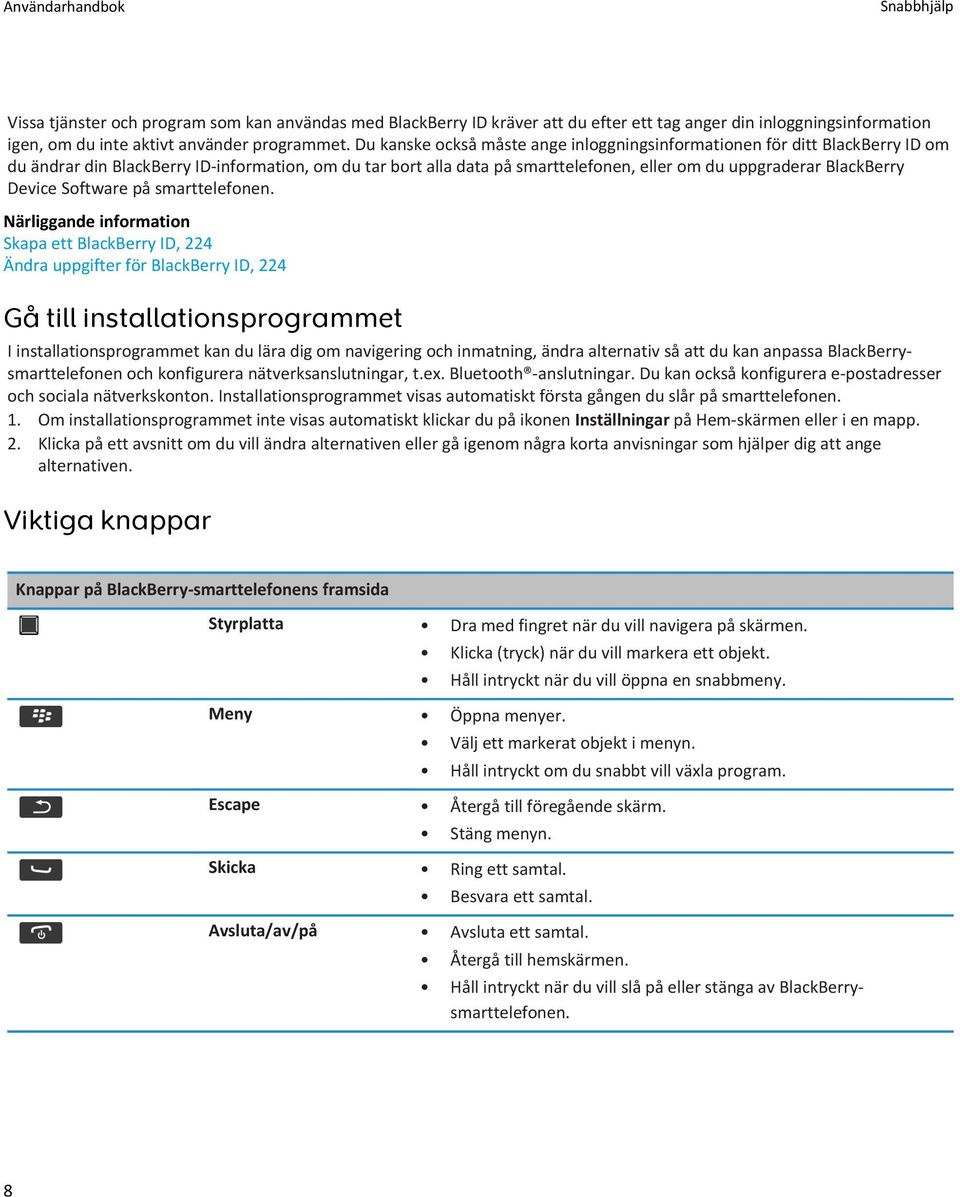 Device Software på smarttelefonen.