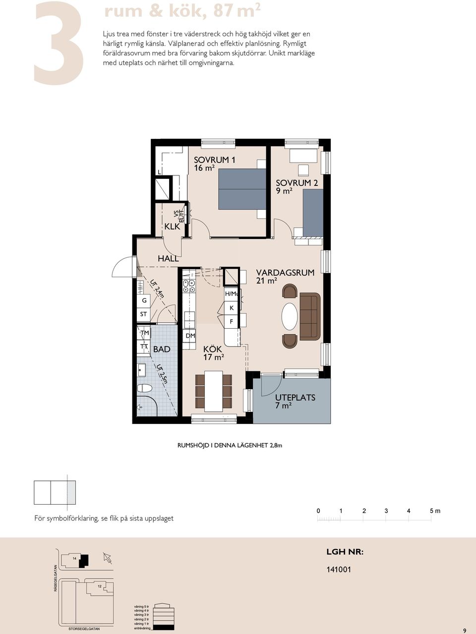 ru och kök, 46 ² opakt lägenhet ed öppna russaband Sovru ed plats för två Balkong ot gård 16 ² 8 16 ² G UT,4 G UT,4 UT,5 UT,5 16 ² G 17 ² UT,4 H/Mu / G 1 ² BH 0,55 UT,5 H/Mu 17 ² 17 ² H/Mu 1