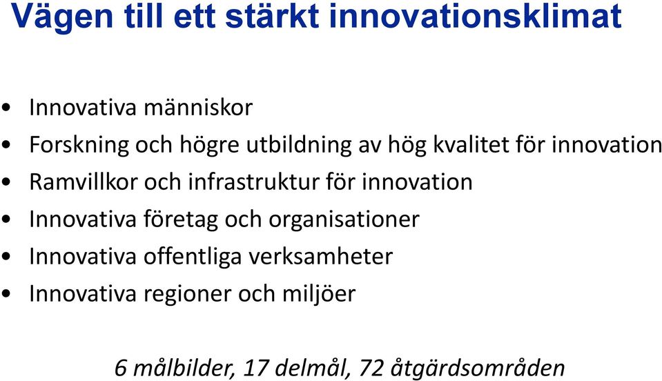 för innovation Innovativa företag och organisationer Innovativa offentliga