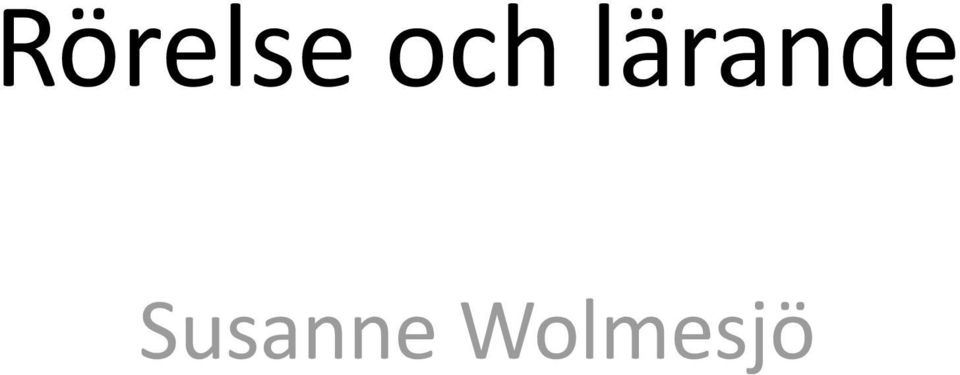 lärande