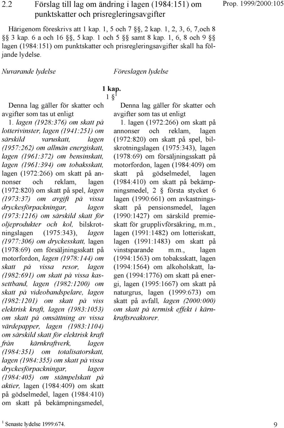 Nuvarande lydelse Föreslagen lydelse Denna lag gäller för skatter och avgifter som tas ut enligt 1.