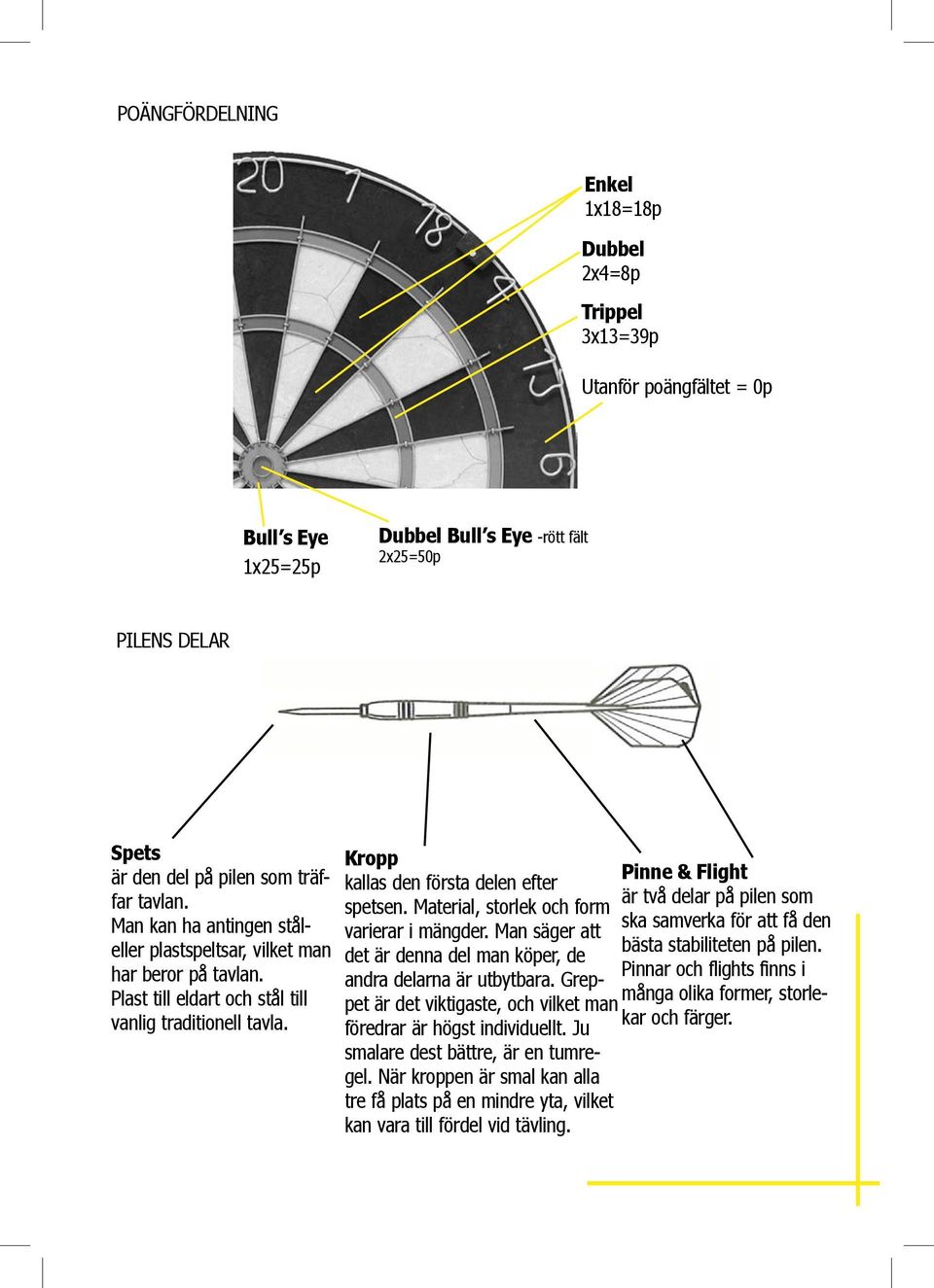 Material, storlek och form varierar i mängder. Man säger att det är denna del man köper, de andra delarna är utbytbara. Greppet är det viktigaste, och vilket man föredrar är högst individuellt.