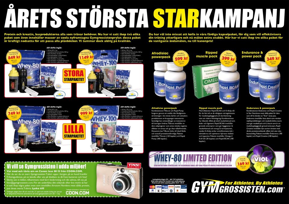 Du har väl inte missat att kolla in våra färdiga kapselpaket, för dig som vill effektivisera din träning ytterligare och nå målen extra snabbt.