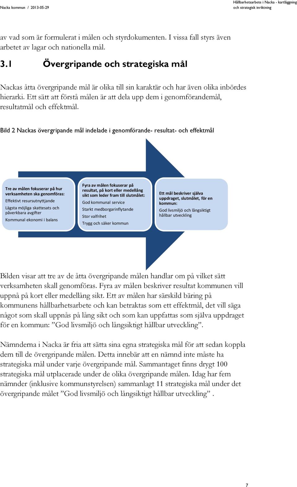 Ett sätt att förstå målen är att dela upp dem i genomförandemål, resultatmål och effektmål.