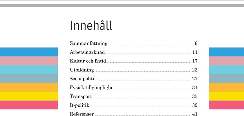 Socialpolitik 27 Fysisk tillgänglighet