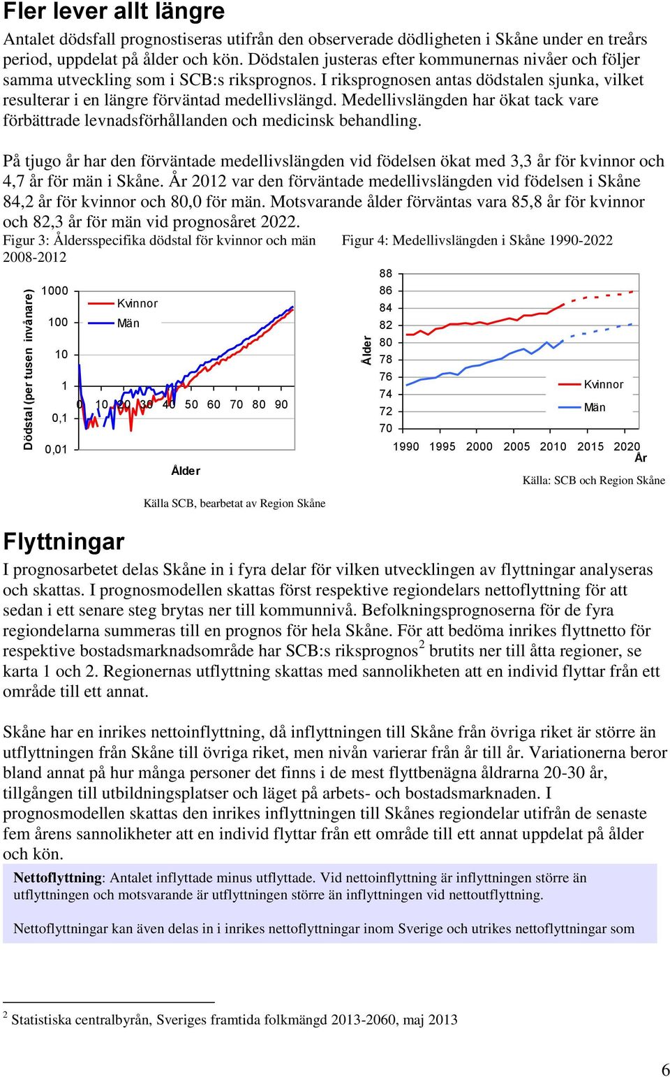 Medellivslängden har ökat tack vare förbättrade levnadsförhållanden och medicinsk behandling.