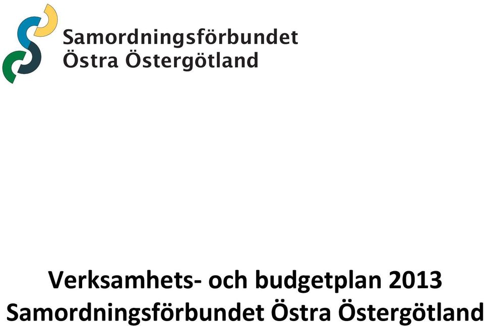 och budgetplan 2013 