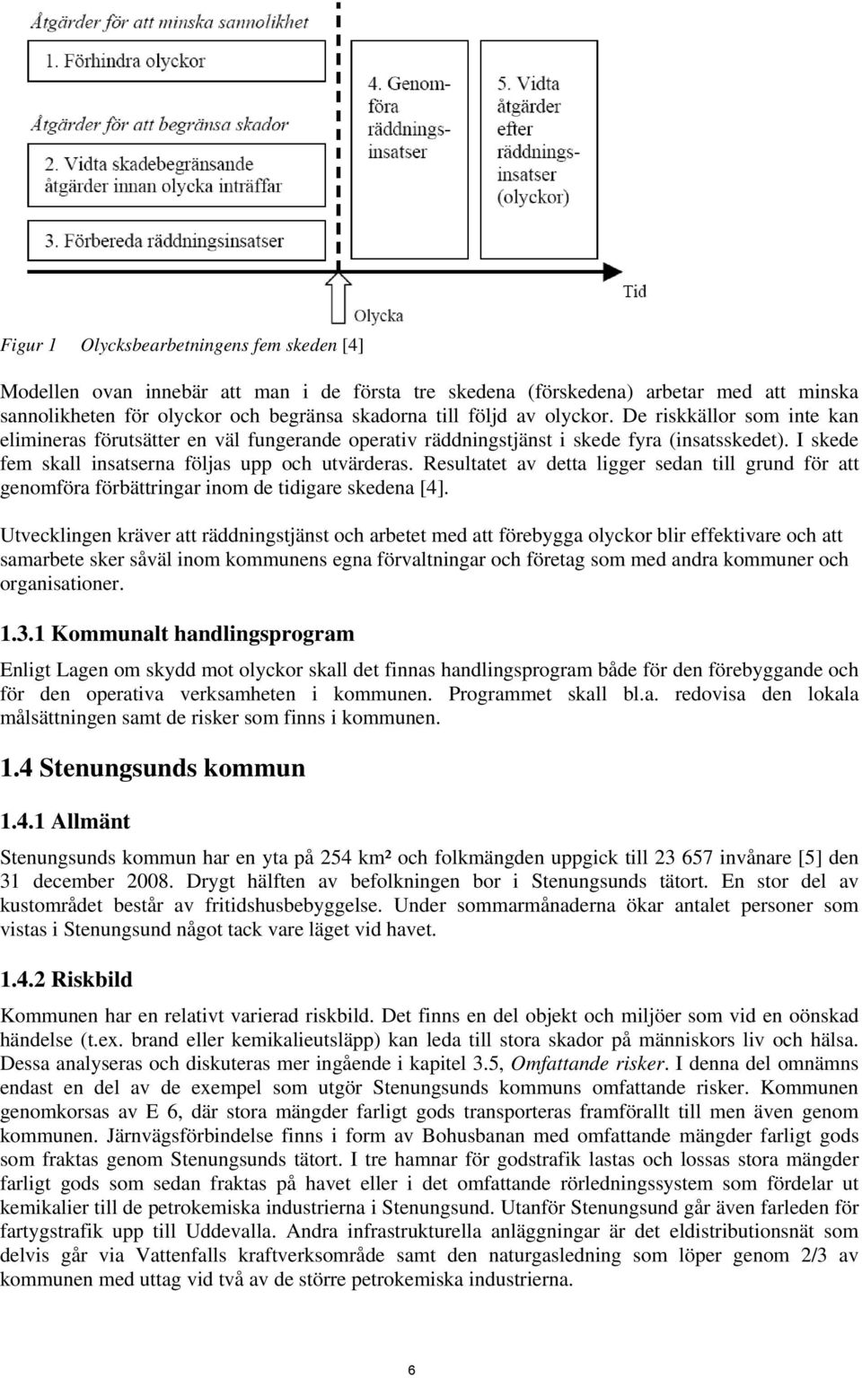 Resultatet av detta ligger sedan till grund för att genomföra förbättringar inom de tidigare skedena [4].