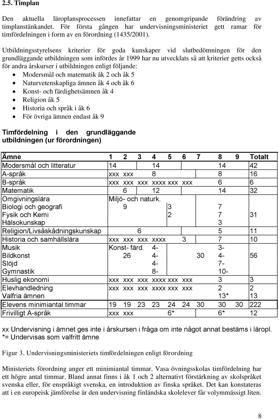 Utbildningsstyrelsens kriterier för goda kunskaper vid slutbedömningen för den grundläggande utbildningen som infördes år 1999 har nu utvecklats så att kriterier getts också för andra årskurser i