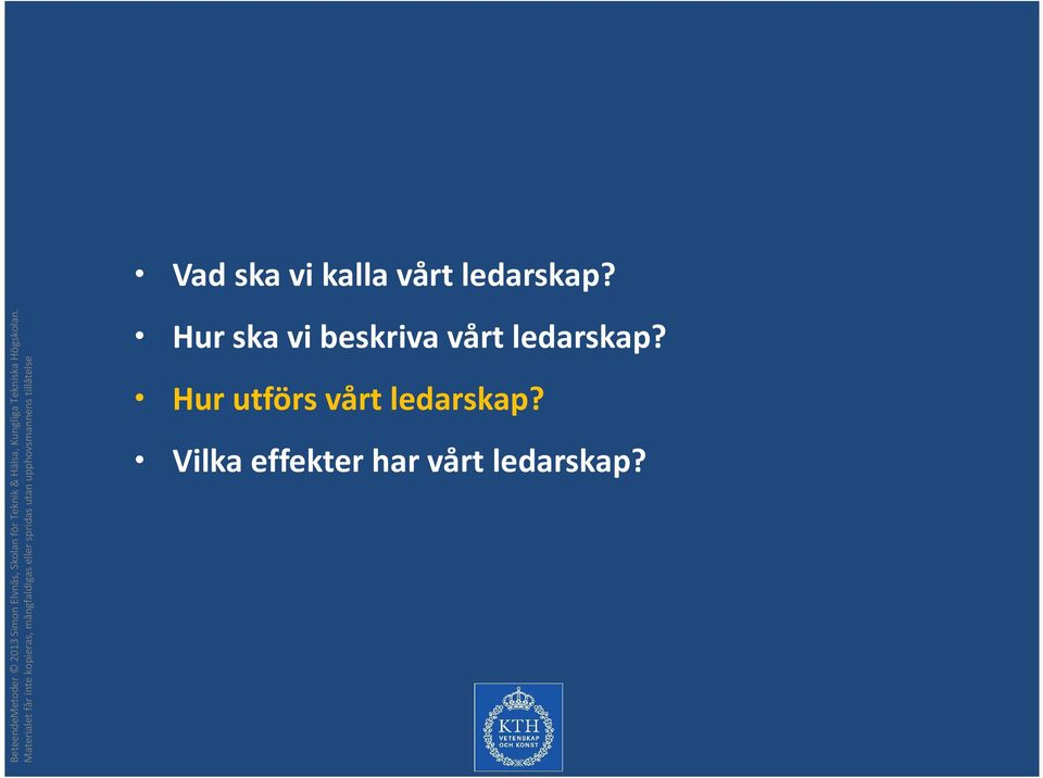 ledarskap?