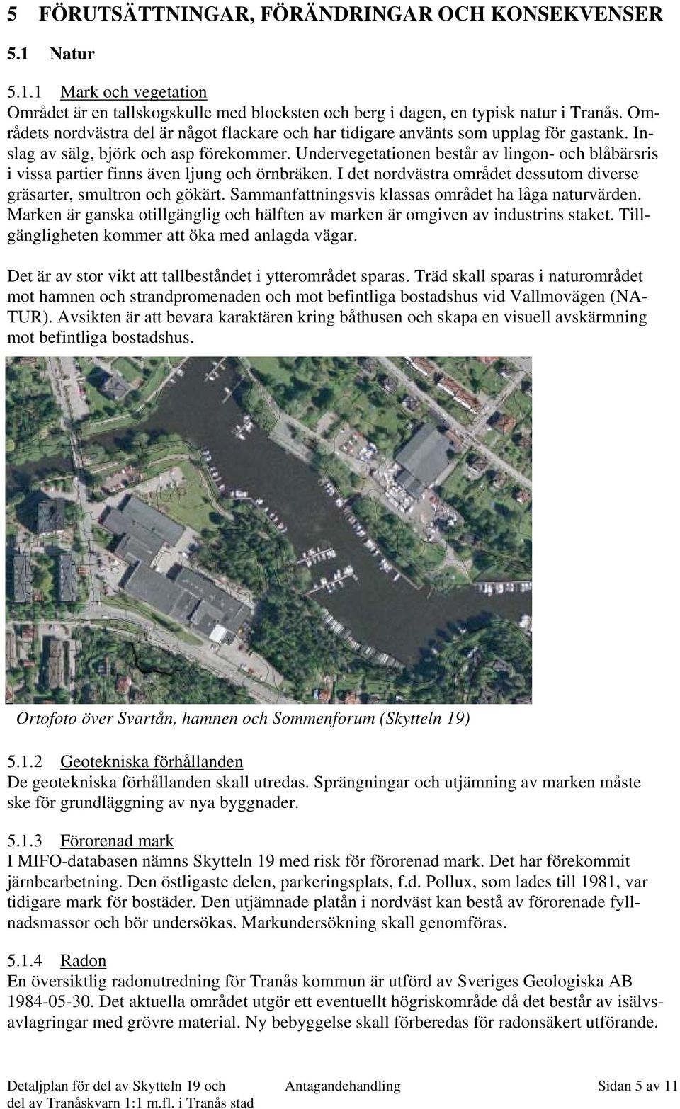 Undervegetationen består av lingon- och blåbärsris i vissa partier finns även ljung och örnbräken. I det nordvästra området dessutom diverse gräsarter, smultron och gökärt.