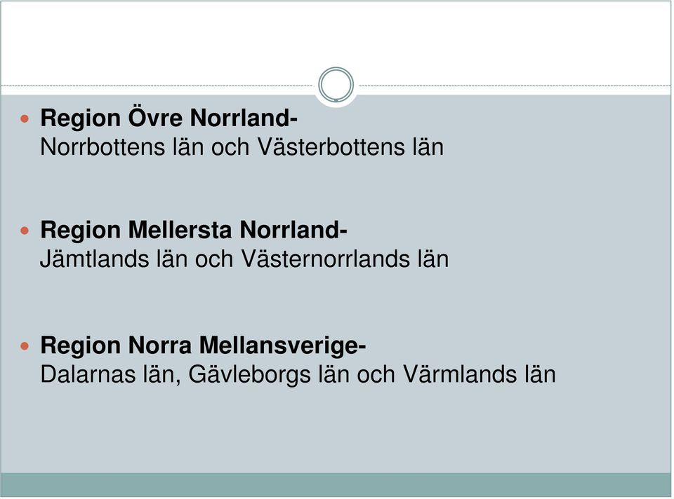 Jämtlands län och Västernorrlands län Region