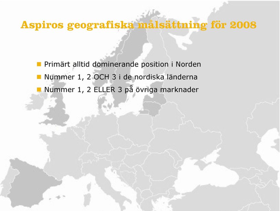 Norden Nummer 1, 2 OCH 3 i de nordiska