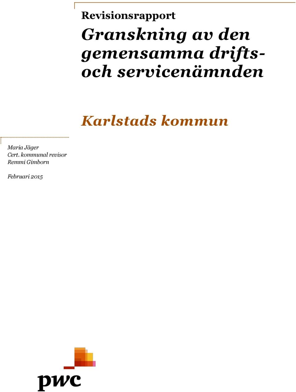 servicenämnden Karlstads kommun