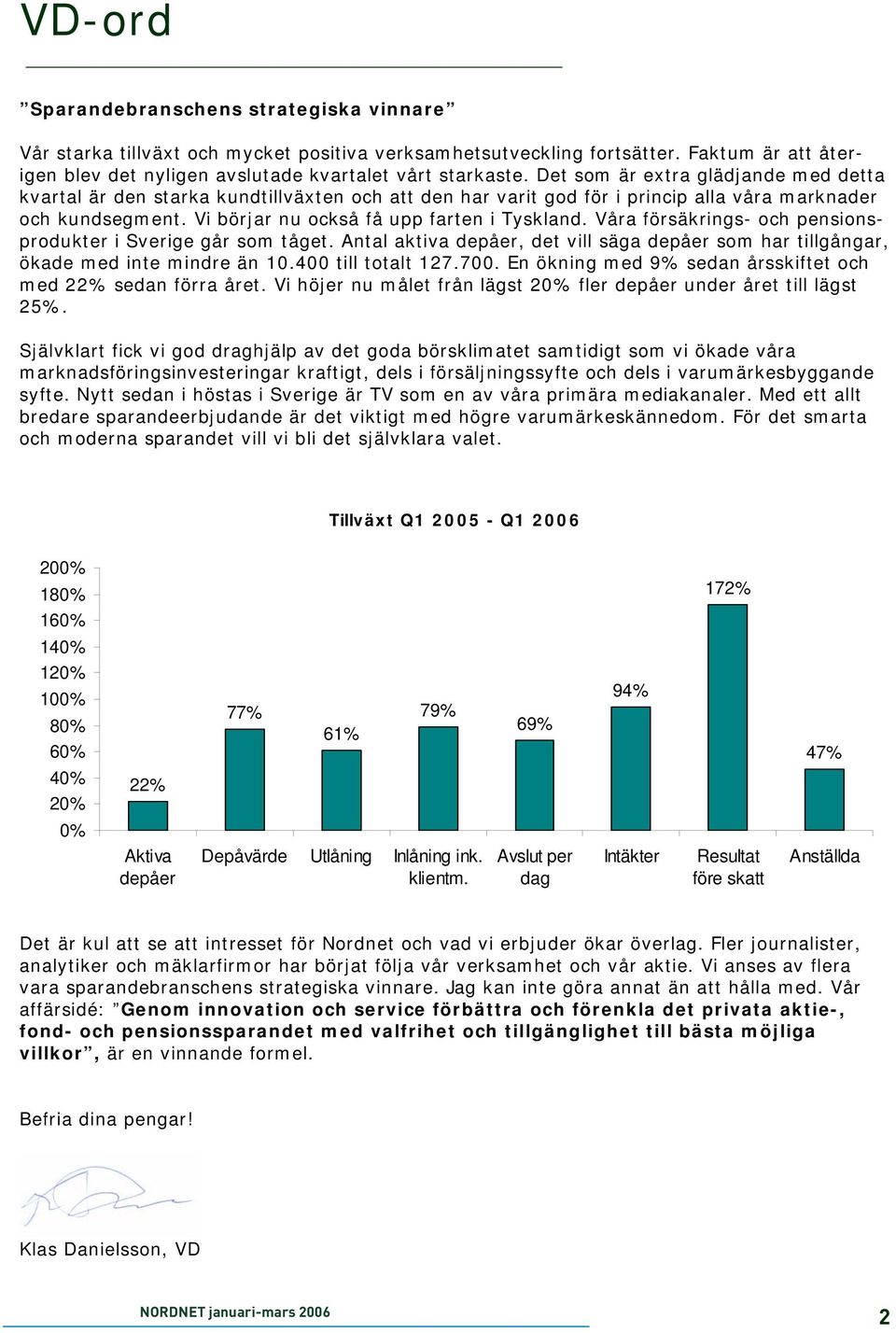 Våra försäkrings- och pensionsprodukter i Sverige går som tåget. Antal aktiva depåer, det vill säga depåer som har tillgångar, ökade med inte mindre än 10.400 till totalt 127.700.