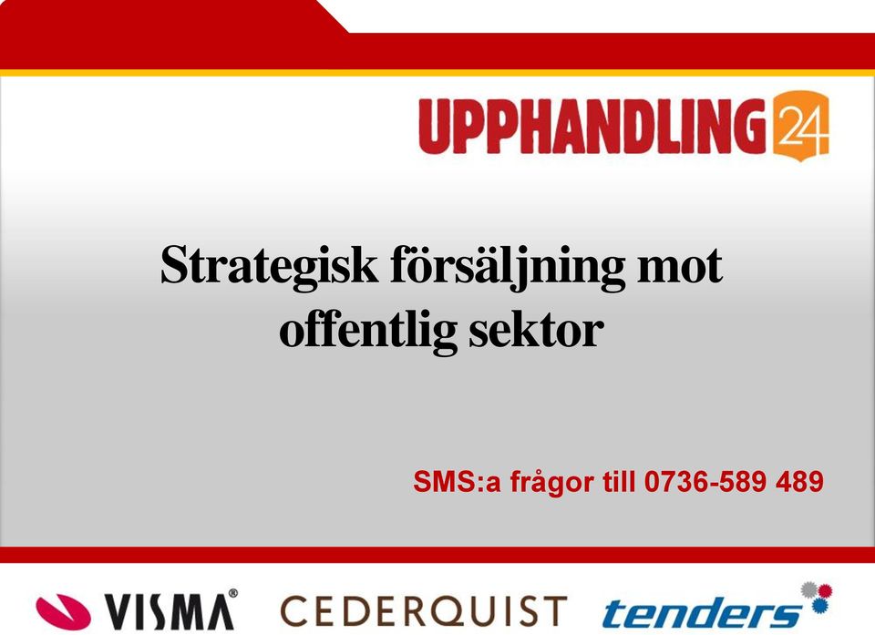 offentlig sektor