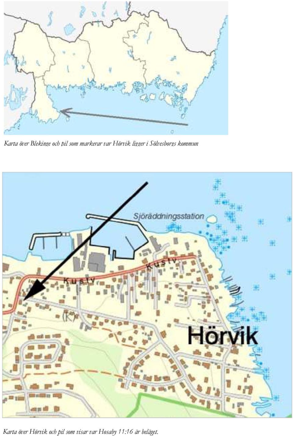 Sölvesborgs kommun Karta över