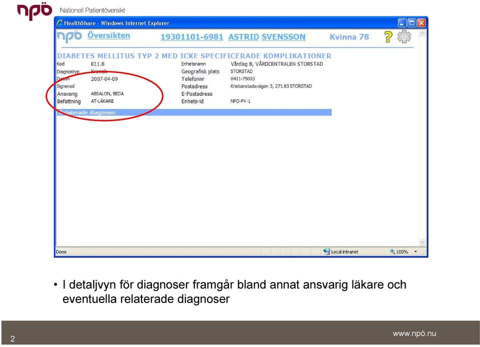 ansvarig läkare och