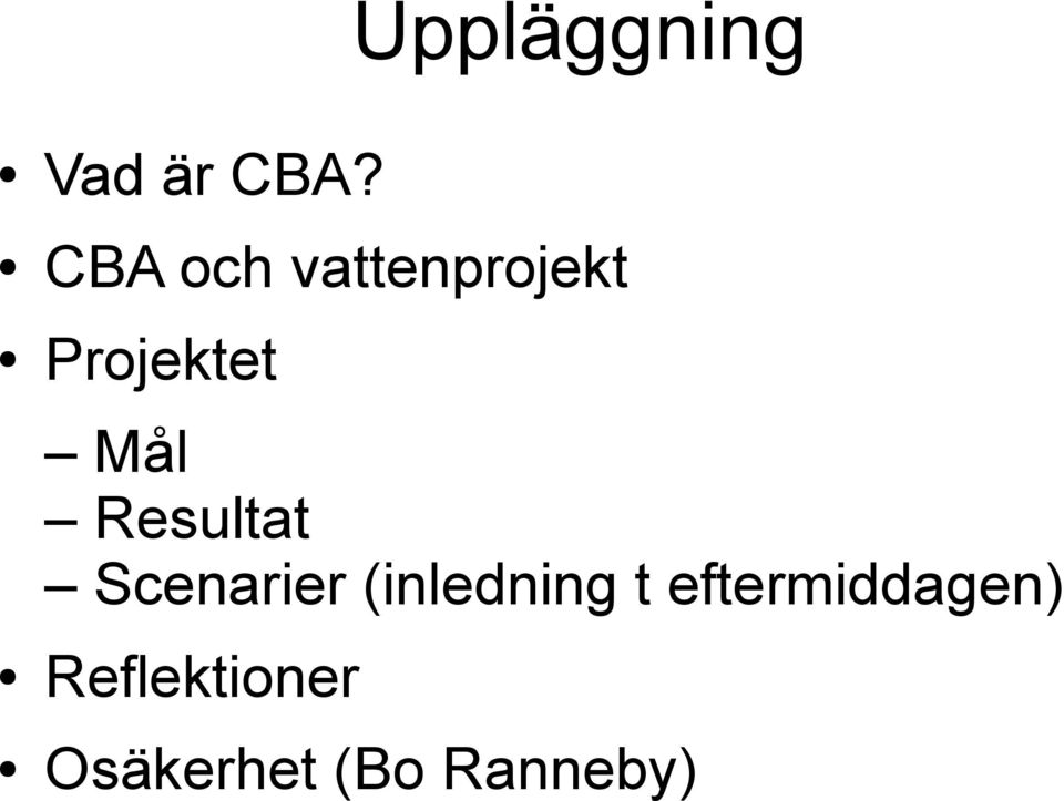 Resultat Scenarier (inledning t