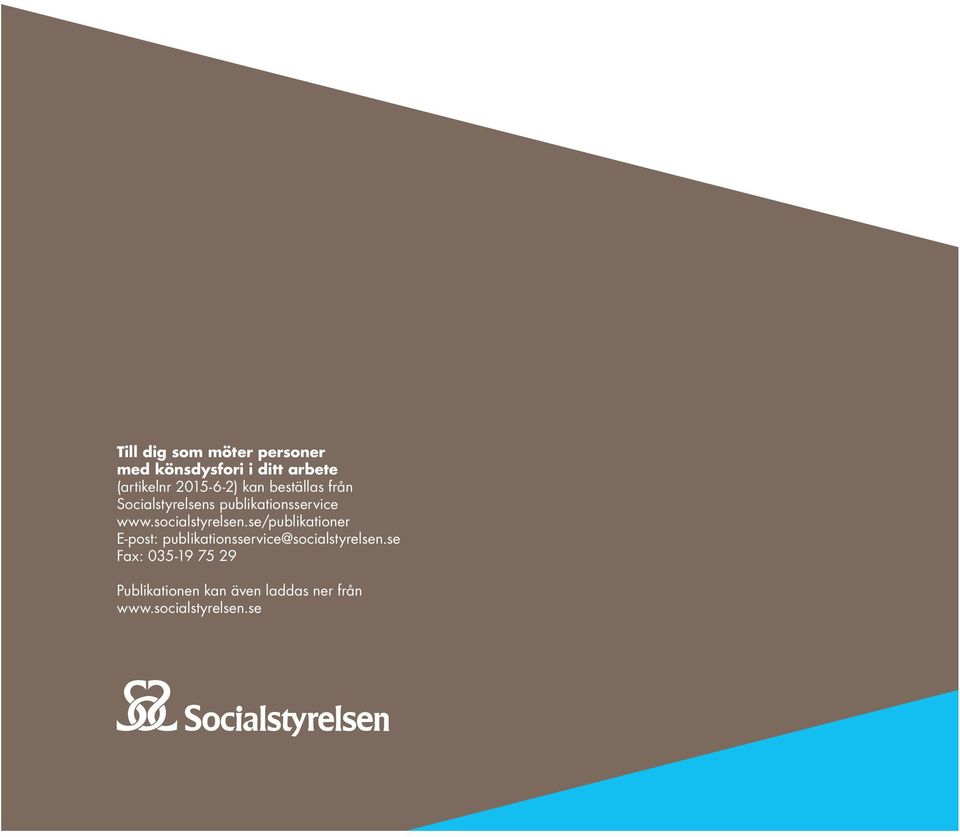 publikationsservice www.socialstyrelsen.