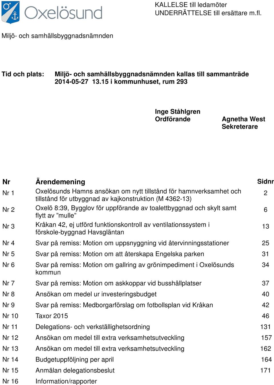 kajkonstruktion (M 4362-13) 2 Nr 2 Oxelö 8:39, Bygglov för uppförande av toalettbyggnad och skylt samt flytt av mulle 6 Nr 3 Kråkan 42, ej utförd funktionskontroll av ventilationssystem i