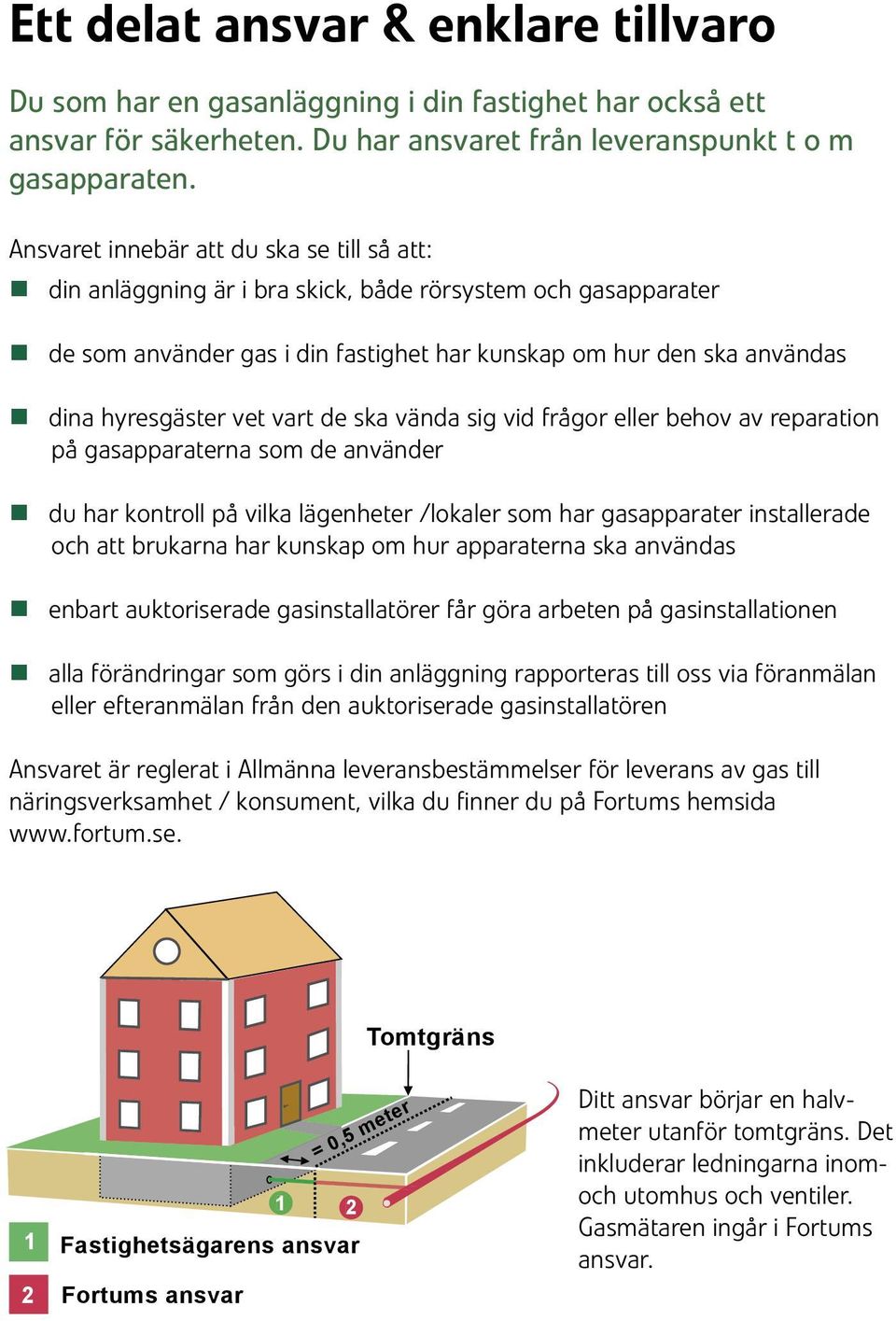 vart de ska vända sig vid frågor eller behov av reparation på gasapparaterna som de använder du har kontroll på vilka lägenheter /lokaler som har gasapparater installerade och att brukarna har