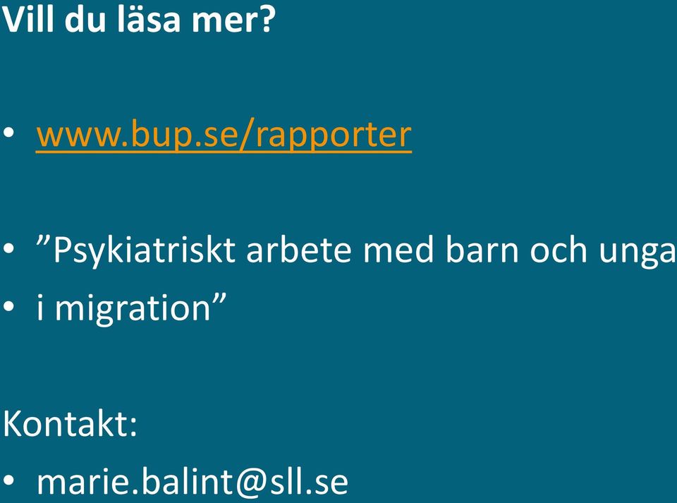 arbete med barn och unga i