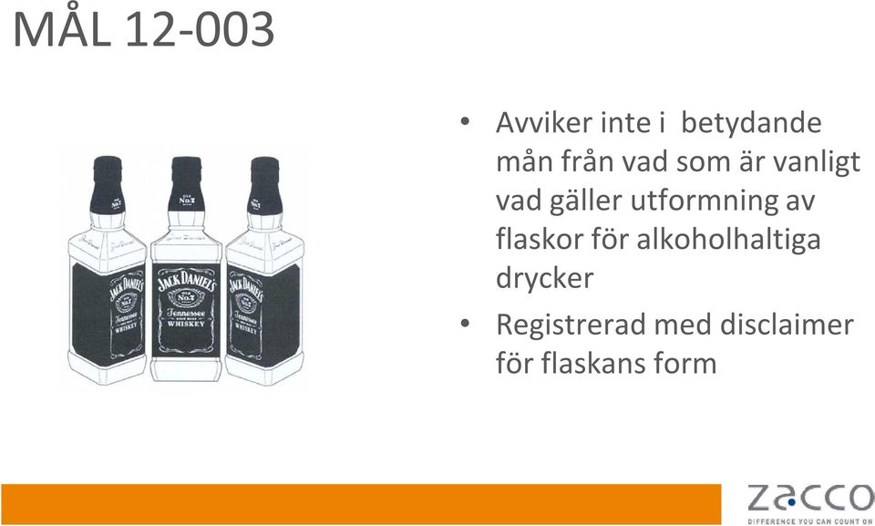 utformning av flaskor för alkoholhaltiga