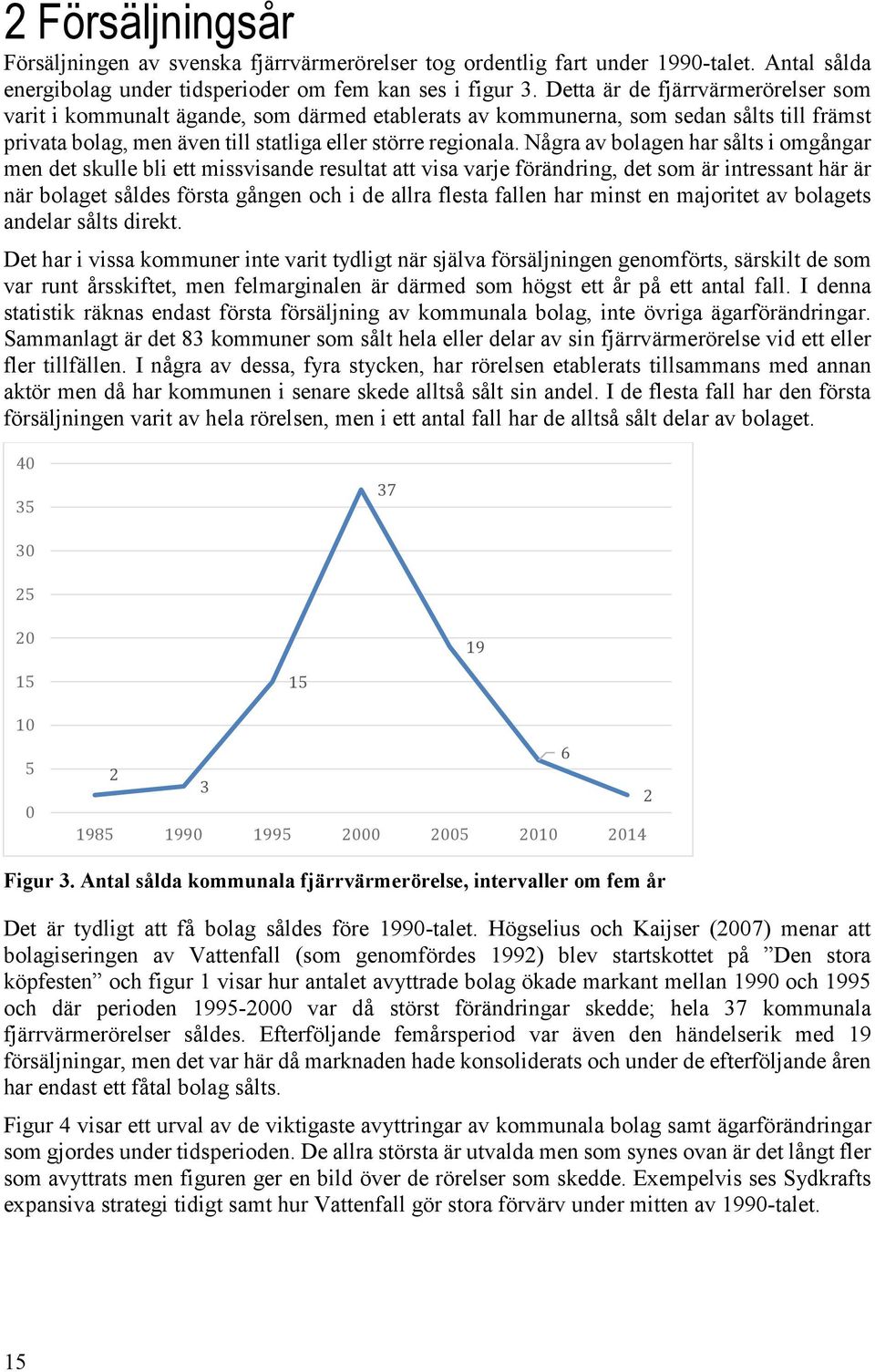 Några av bolagen har sålts i omgångar men det skulle bli ett missvisande resultat att visa varje förändring, det som är intressant här är när bolaget såldes första gången och i de allra flesta fallen