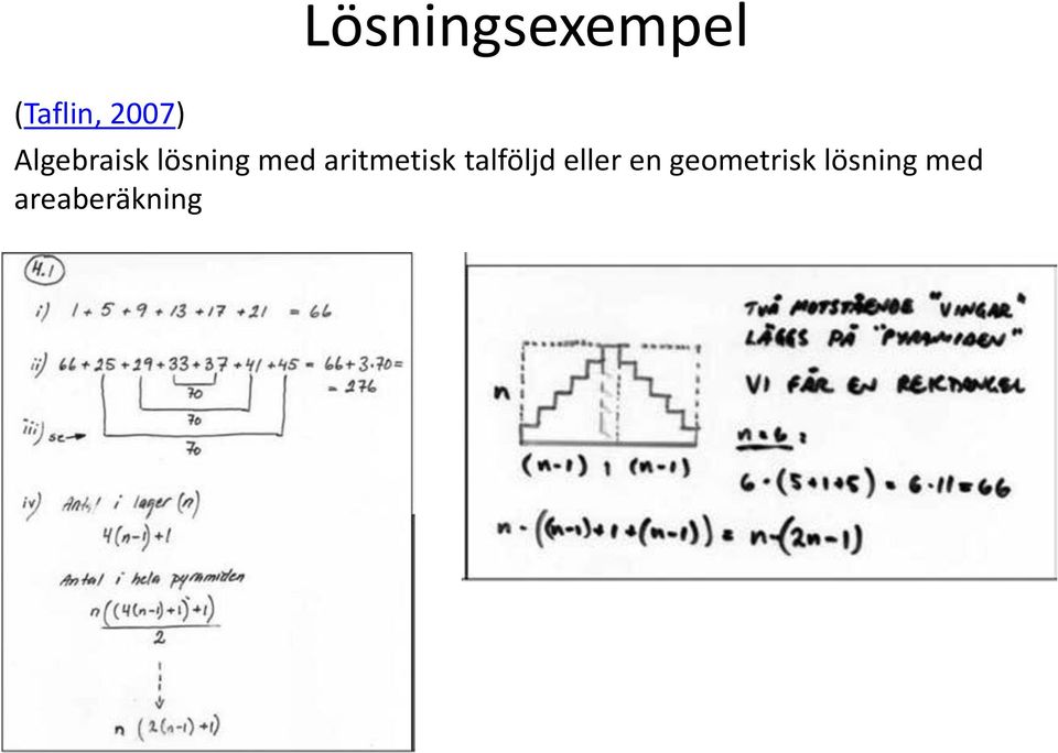 lösning med aritmetisk