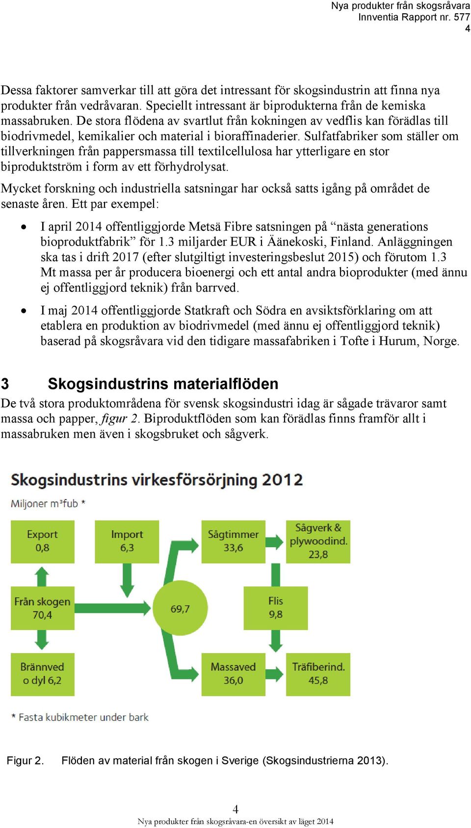 Sulfatfabriker som ställer om tillverkningen från pappersmassa till textilcellulosa har ytterligare en stor biproduktström i form av ett förhydrolysat.