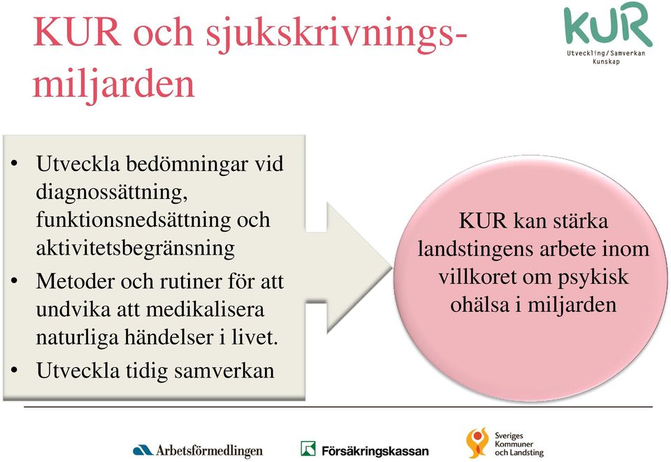 undvika att medikalisera naturliga händelser i livet.