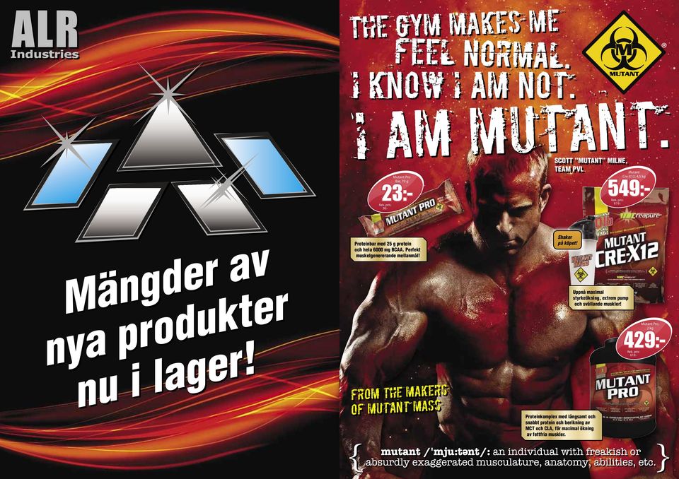 Proteinbar med 25 g protein och hela 6000 mg BCAA. Perfekt muskelgenererande mellanmål!