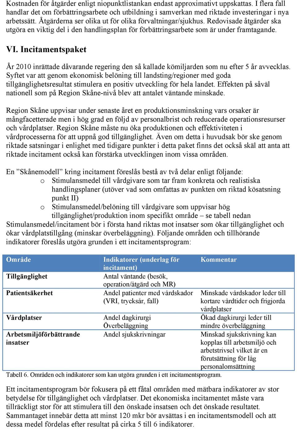 Incitamentspaket År 2010 inrättade dåvarande regering den så kallade kömiljarden sm nu efter 5 år avvecklas.