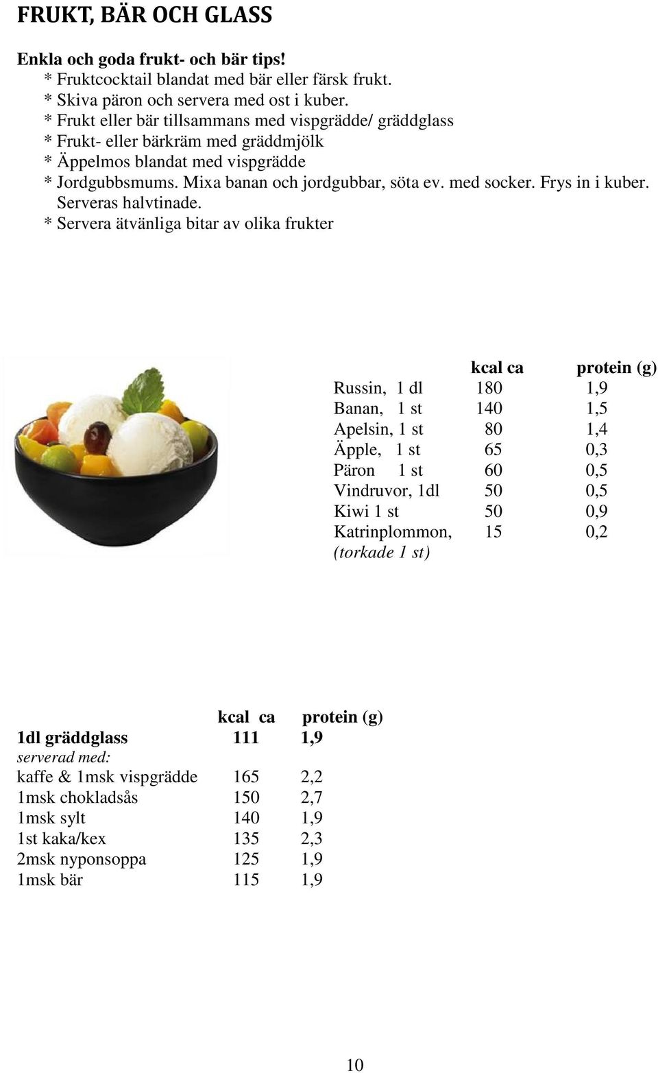 Frys in i kuber. Serveras halvtinade.