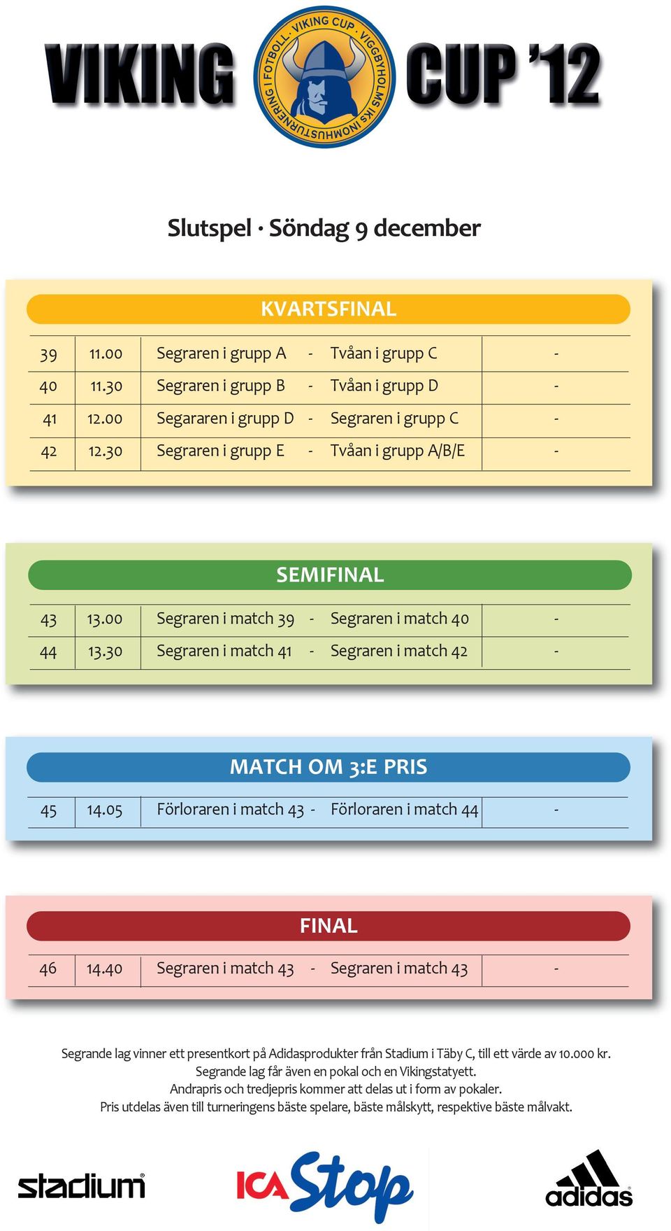 05 Förloraren i match 43 - Förloraren i match 44 - FiNAl 46 14.