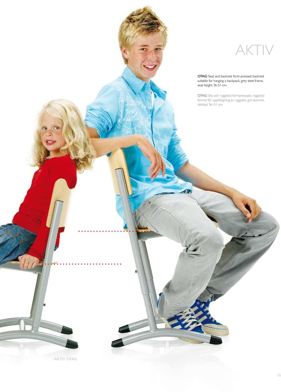 OTAG: Sits och ryggstöd formpressade, ryggstöd format för