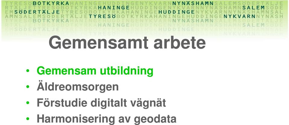 Förstudie digitalt vägnät