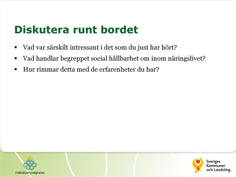 Vad handlar begreppet social hållbarhet om