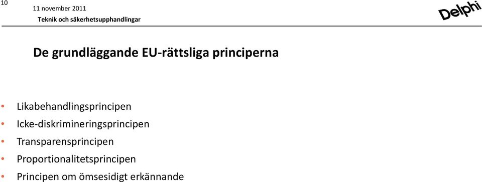 Icke-diskrimineringsprincipen