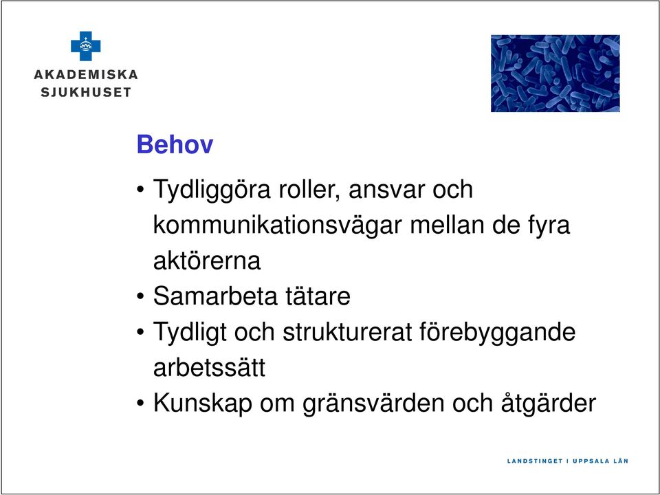 Samarbeta tätare Tydligt och strukturerat