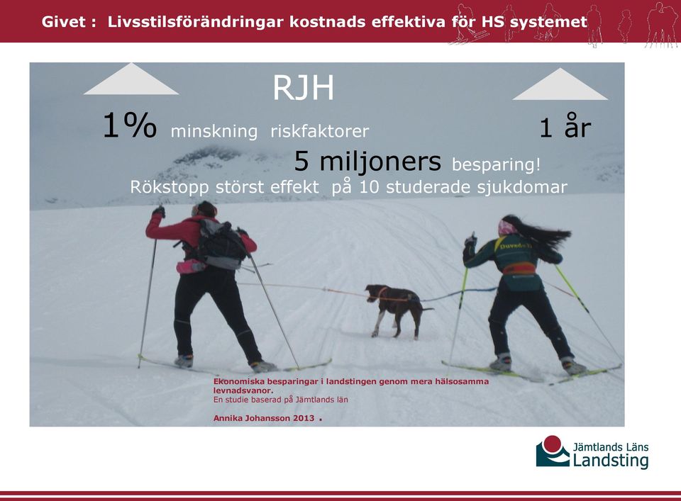 Rökstopp störst effekt på 10 studerade sjukdomar Ekonomiska besparingar i