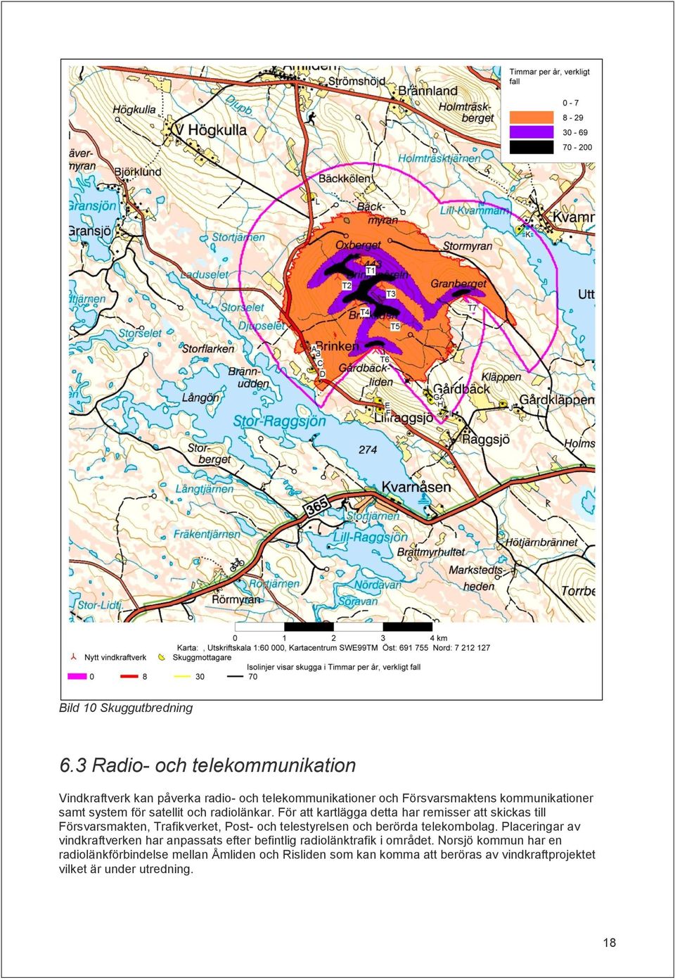 satellit och radiolänkar.