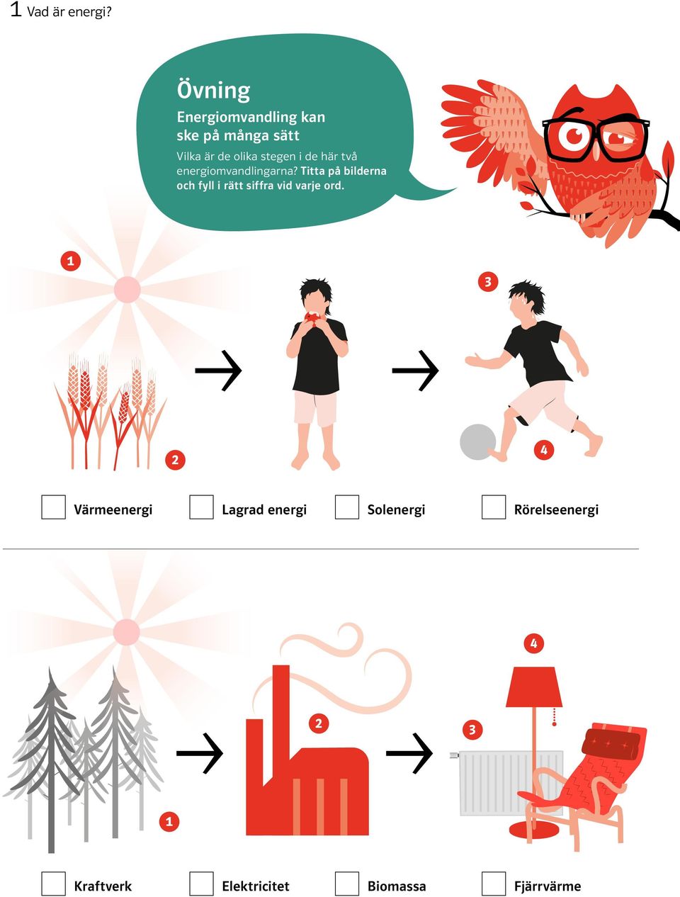 i de här två energiomvandlingarna?