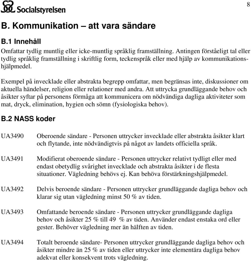 Exempel på invecklade eller abstrakta begrepp omfattar, men begränsas inte, diskussioner om aktuella händelser, religion eller relationer med andra.