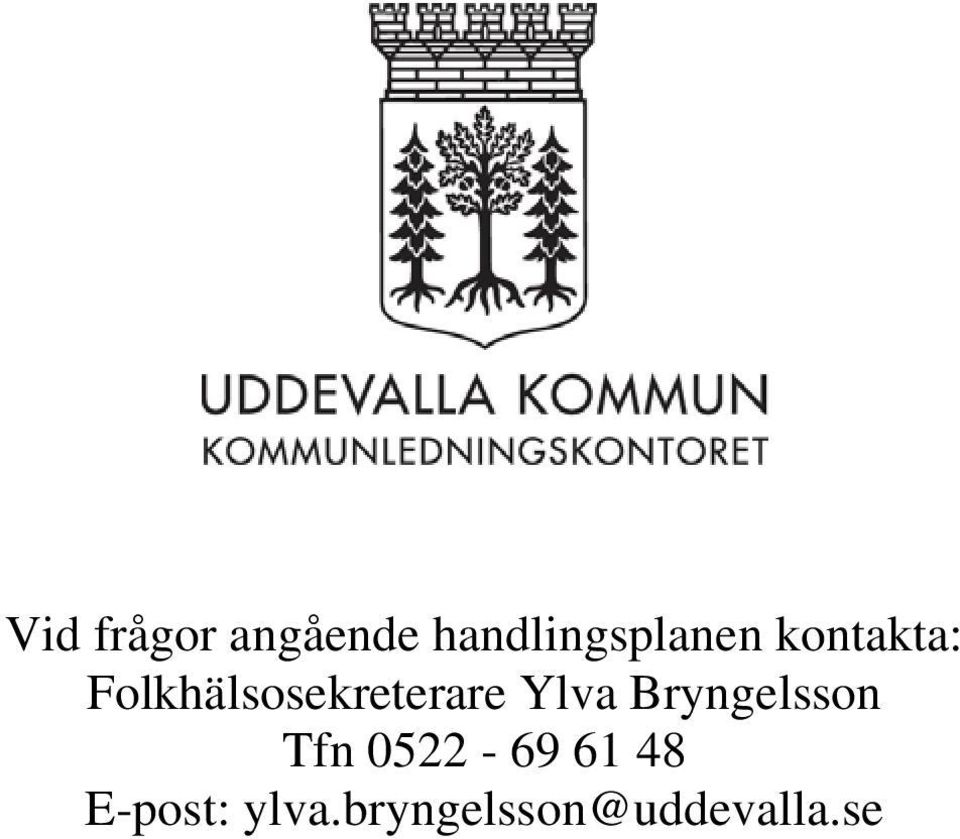 Folkhälsosekreterare Ylva