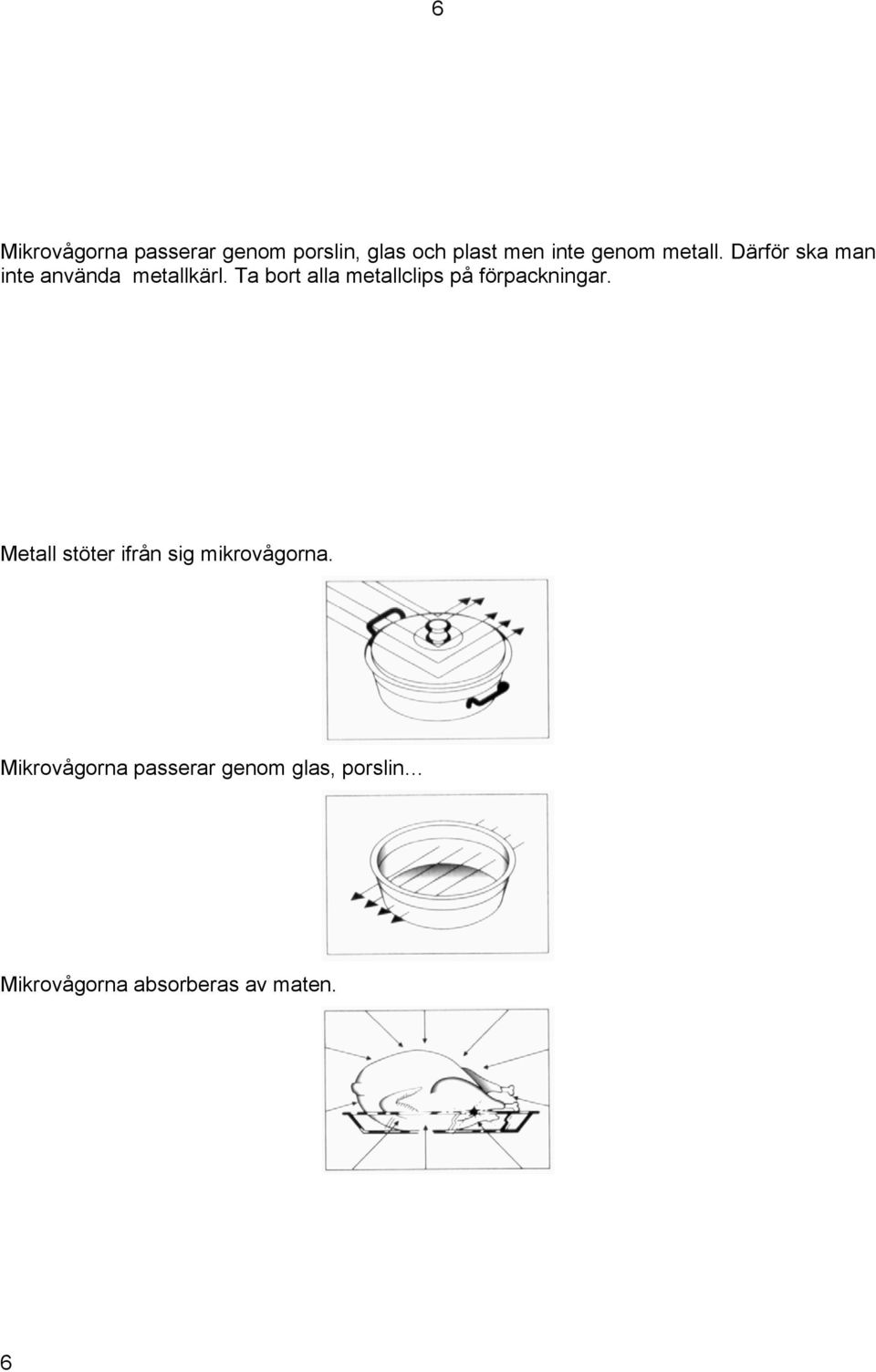 Ta bort alla metallclips på förpackningar.