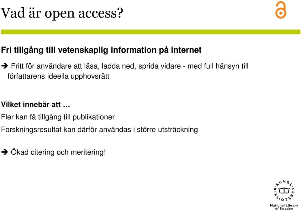 läsa, ladda ned, sprida vidare - med full hänsyn till författarens ideella