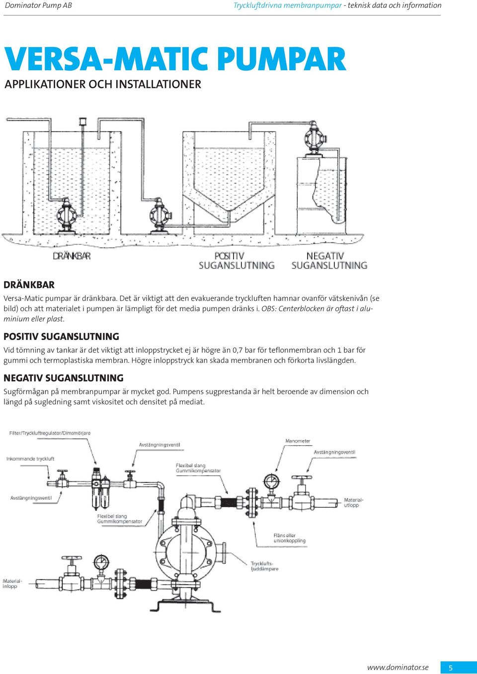 OBS: Centerblocken är oftast i aluminium eller plast.